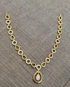 Zircon Gold-plated Necklace Set for Women 