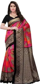Mysore Silk Printed Saree for Women 