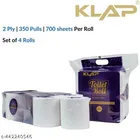 KLAP 350 Pulls Kitchen Tissue Roll (Pack of 4)