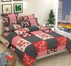 Polycotton Double Bedsheet with 2 Pillow Cover 