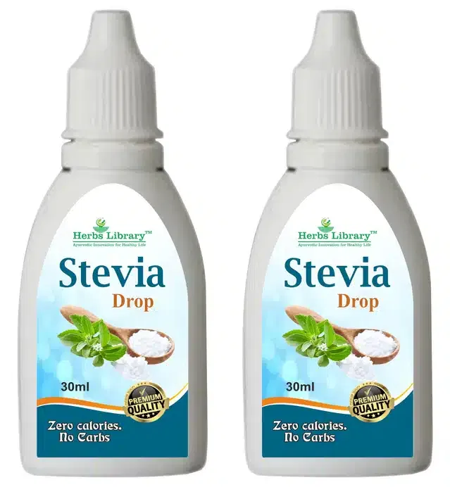 Nutrocopia Natural Sugar Free Stevia Drops (Pack of 2, 30 ml)