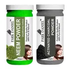 Park Daniel 100% Pure & Natural Neem Powder & Activated Powder 