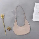 PU Solid Hobo Bag for Women