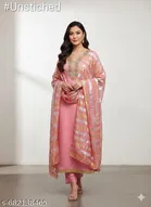 Silk Blend Punjabi/All Over Suits for Women 