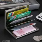 Metal Business Card Holder, Silver