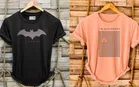 Polyester Round Neck T-Shirt for Men (Multicolor, M) (Pack of 2)