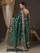 Organza Zari Woven Saree for Women 