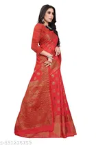 Chanderi Cotton Zari Woven Saree for Women 
