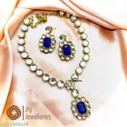 Stylish Kundan & Alloy Women’S Jewellery Sets, Blue