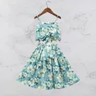 Rayon Printed Lehenga with Choli for Girls 