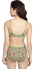 Cotton Blend Printed Briefs for Women 