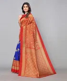 Women's Printed Saree with Blouse Piece 