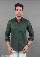 Cotton Blend Full Sleeves Shirt for Men 