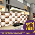 Vinyl Wallpaper for Kitchen Wall 
