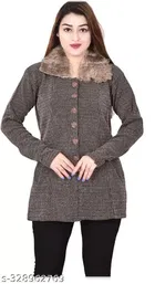 Woolen Full Sleeves Sweater for Women 