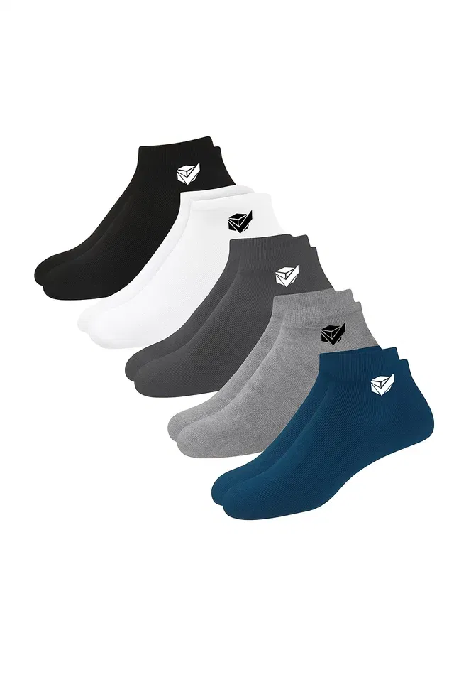 Combo of Ankle Length Socks (5 pairs + 5 pairs)