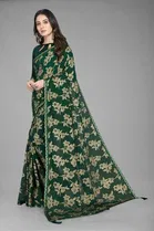 Trendy Heavy Georgette Saree with Blouse Piece For Women 