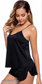 Satin Nightdress Set for Women 