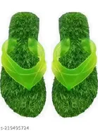 Super Comfy Grass Slippers for Men, Green 