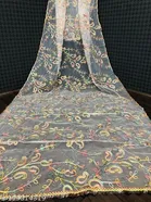 Embroidered Chanderi Net 