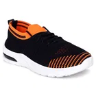 Womens Sport Shoes for Women, Navy Blue & Orange 
