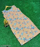 Crepe Printed Kurti for Women 