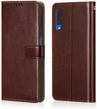 SAMSUNG Galaxy A7 - 2018 Edi Artificial Leather Mobile Flip Cover 