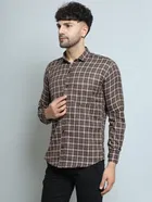 Full Sleeves Checked Shirt for Men 