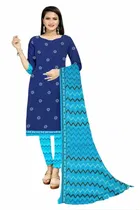 शारदा क्रिएशन क्रेप फ्लोरल प्रिंट सलवार सूट अस्टीचड 