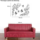 AVV Black Butterflies Wall Sticker 90x120cm