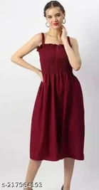 Poly Crepe Dress for Women 