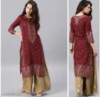 Cotton Printed Kurta with Pant for Women 