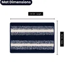 Status Microfiber Anti Slip Stripe Doormat 38x58cm