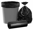 Biodegradable Garbage Bags, Black, Large [24 x 32 Inches], [15 Pcs x 2 Rolls]