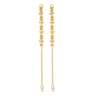 One Gram Gold Plated Alloy Ear Chain For Women's And Girl's 