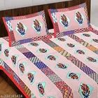 Cotton Queen Bedsheet with 2 Pillow Cover 