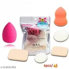 5 in1 Compact Powder with Makeup Blender, Multicolor, Set of 2