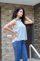 Sleeveless Cotton Shirt for Women 