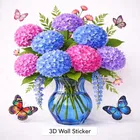 Fancy 3D Floral Wall Sticker 