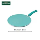 TerraHome Non-Stick-Aluminum Concave Roti Tawa 25cm, Green