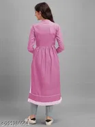 Naira Cut Rayon Embellished Kurti for Women 