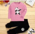 Hosiery Printed T-Shirt with Pant Set for Kids 