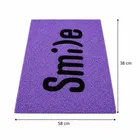 Status PVC Smile Anti Skid Mat [38x58cm] Lavender