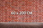 Red Bricks Luxury High Glossy  WaterProof , Stain Resistance Wallpaper 