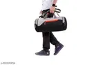 PRAYER POLYESTER GYM BAG/UNISEX GYM BAGS/ADJUSTABLE SHOULDER BAG FOR MEN/DUFFLE GYM BAGS FOR MEN/CARRY GYM ACCESSORIES/FITNESS BAG/SPORTS &TRAVEL BAG/GYM KIT BAG WITH SEPARATE SHOES POCKET 