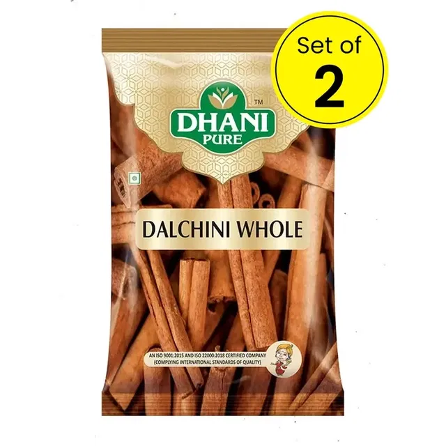 धानी प्योर दालचीनी (रोल) 2X50 g (सेट ऑफ 2)