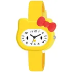 Plastic Analog Watch for Kids (Yellow)