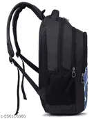 Polyester Backpack for Men & Women, Black