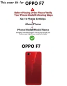 Rubber Back Cover for Oppo F7 