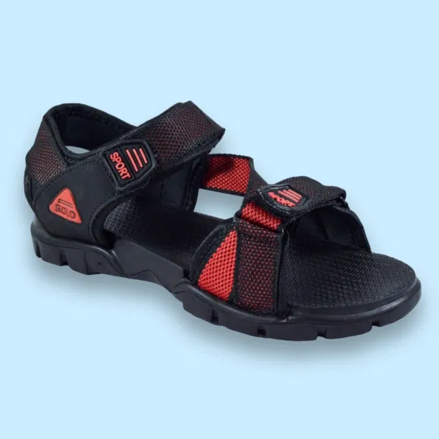 Sandals for Men (Black, 9)
